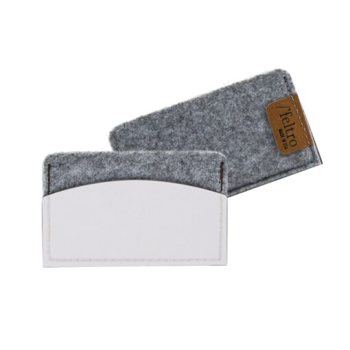 Feltro Collection Brief Leather and Felt Business Card Holder-10